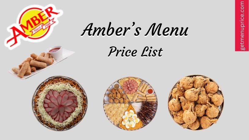 Ambers Menu Price Philippines