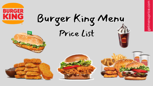 Burger King Menu Price List Philippines [Updated September 2024]