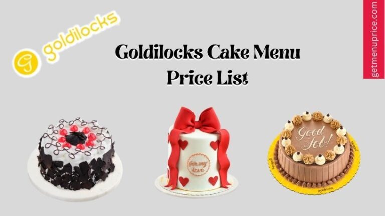 Goldilocks Cake Price List Philippines