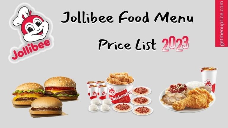 Jollibee Menu Price Philippines