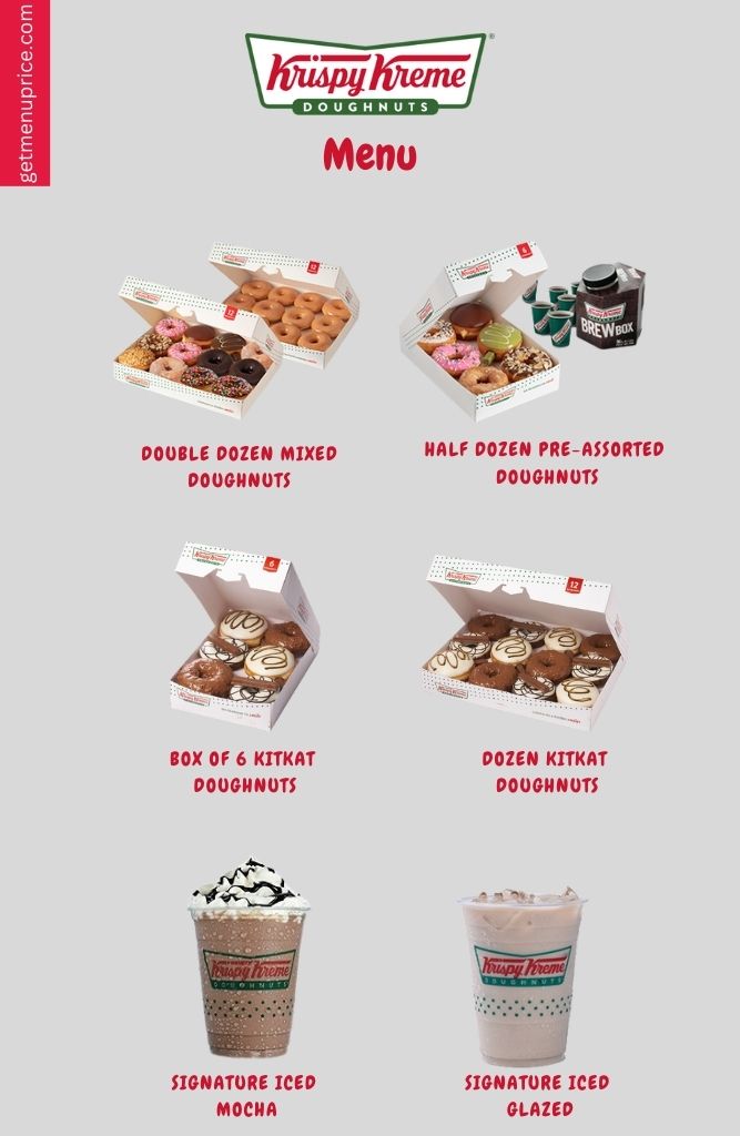 Krispy Kreme Menu Price List Philippines