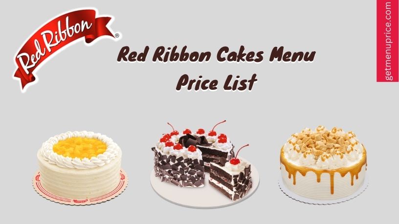Red Ribbon Cakes Menu Price List Philippines