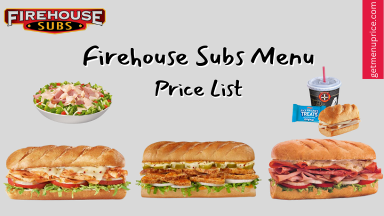 Firehouse Subs Menu Price USA