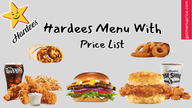 Hardees Menu Price List USA