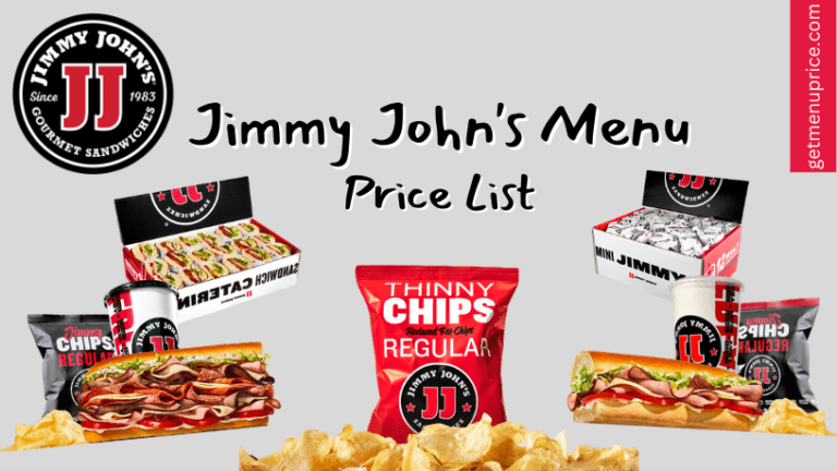 Jimmy John's Menu Price List USA