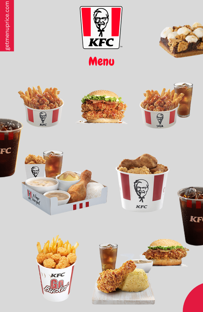 KFC Menu Price List Canada
