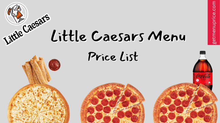 Little Caesars Menu Price List USA