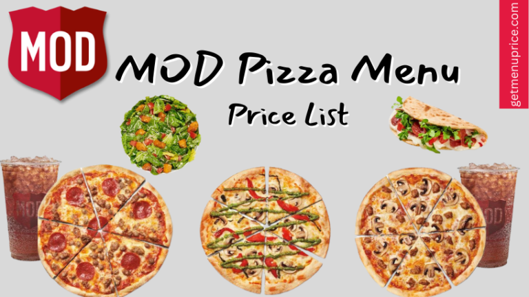 MOD Pizza Menu Price List USA