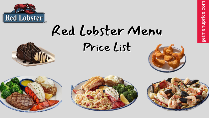 Red Lobster Menu Price List USA
