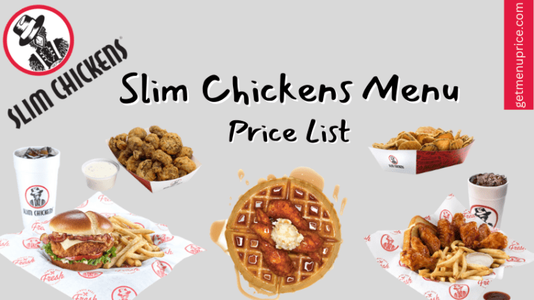 Slim Chickens Menu Price List USA