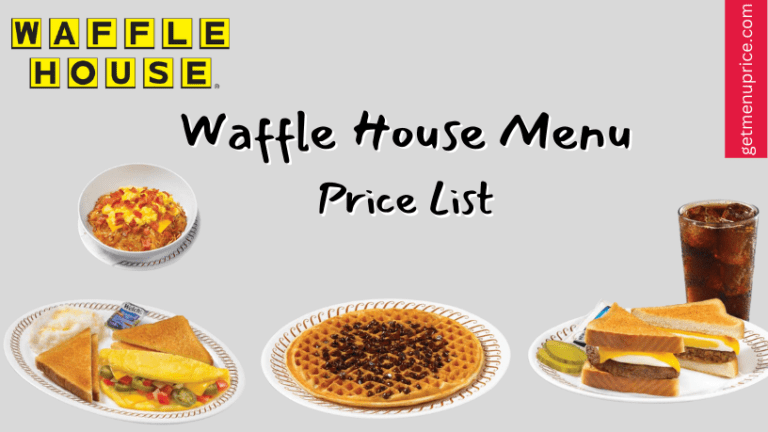 Waffle House Menu Price List USA