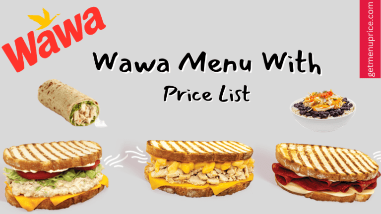 Wawa Menu Price List USA