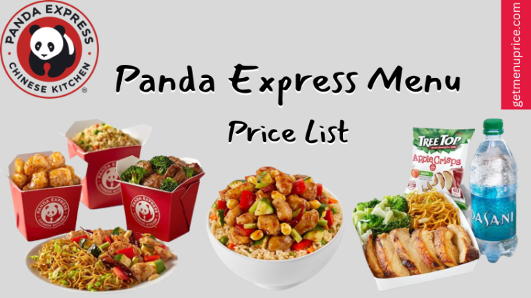 Panda Express Menu Price List Canada