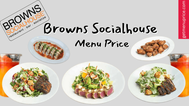 Browns Socialhouse Menu Price Canada