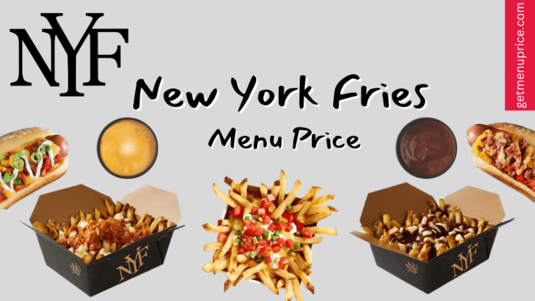 New York Fries Menu Price Canada
