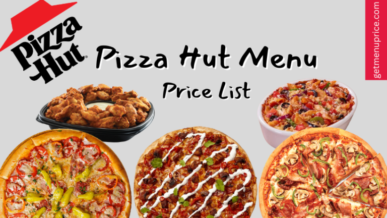 Pizza Hut Menu Price List USA